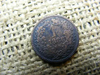 1 Krajcár 1886, Ferenc József kori érme