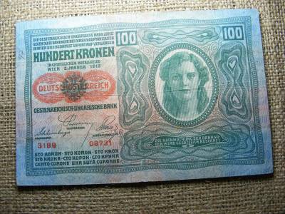 100 korona, 1912, D-Ö, 3000 fölötti