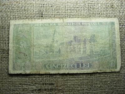50 lei bankjegy, 1966, Románia