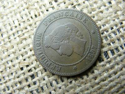 5 Centimes 1897 A, Franciaország