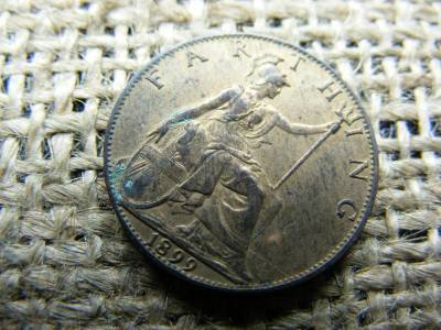 1 Farthing, 1899, Verdefényes