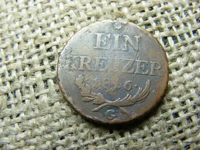 1 krajcár 1816 G, Habsburg fémpénz