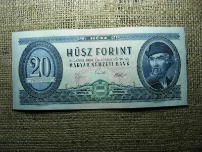20 forintos bankjegy, 1969