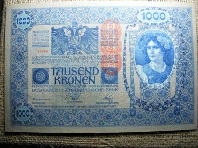 1000 korona, 1902, D.Ö., 2 db sorszámkövető