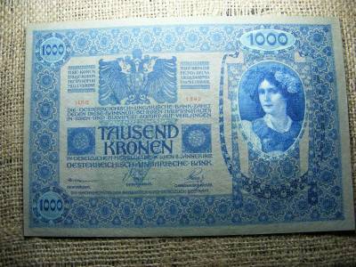 1000 korona, 1902, D.Ö., 2 db sorszámkövető