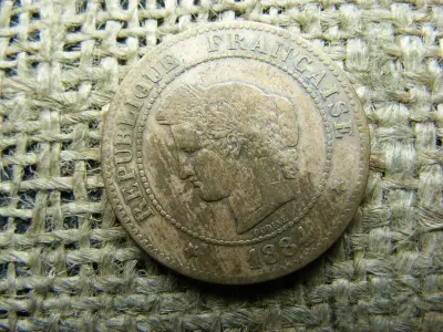 5 Centimes, 1884, Svájci érme