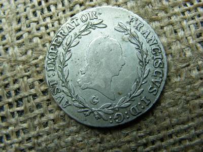 Ezüst 20 krajcár, 1815, G