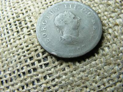 1/2 Penny, 1807, Nagy-Britannia