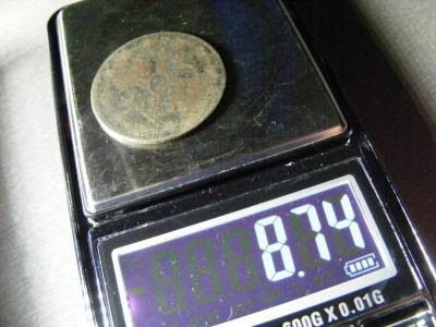 8 Maravedis, 1820, Spanyol érme