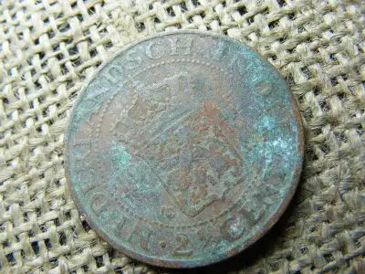 Holland India 2 1/2 cent, 1915