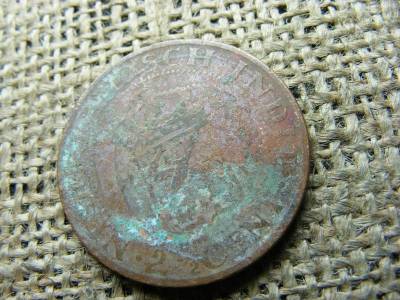 Holland India 2 1/2 cent, 1914