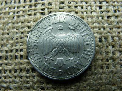 1 márka, 1950, D, megsemmisített, érvénytelenített
