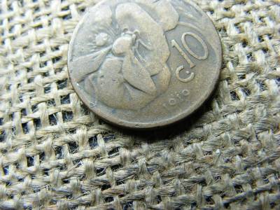 10 Centesimi, 1919, ritka