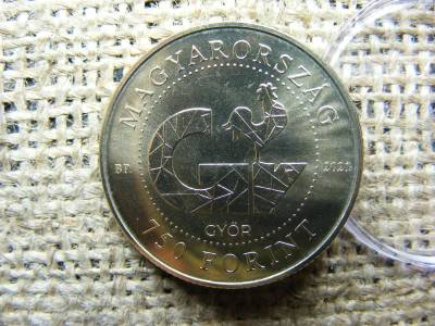 750 forintos érme, 2021, Győr
