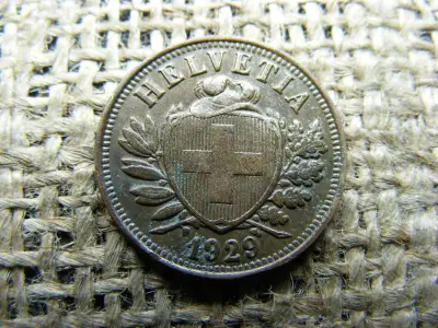 2 rappen, 1929, B