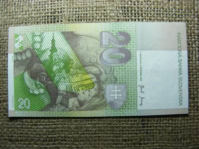 Szlovákia 20 korona bankjegy, 2004