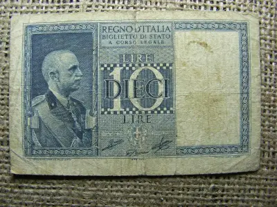 10 Lira, 1939, Olaszország