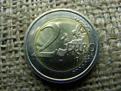2 euró érme, 2013, festett
