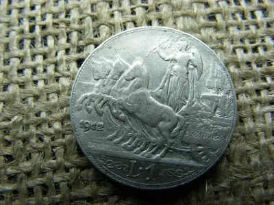Ezüst 1 Lira, 1912, Olaszország