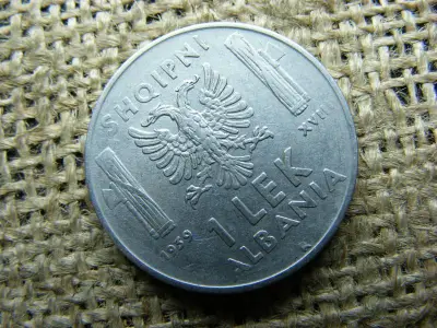 Albánia 1 lek, 1939