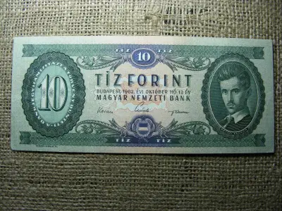 10 forintos bankjegy, 1962