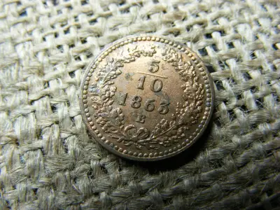 5/10 Krajcár, 1863 B, Ferenc József