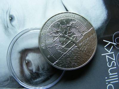 2000 forintos érme, 2021, Pilinszky, BU
