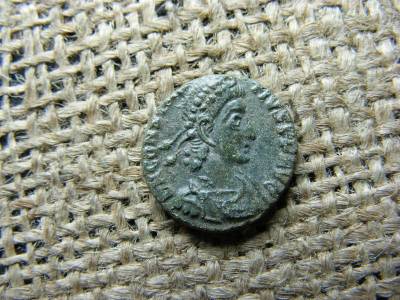 II. Constantius bronz érme, 337-361