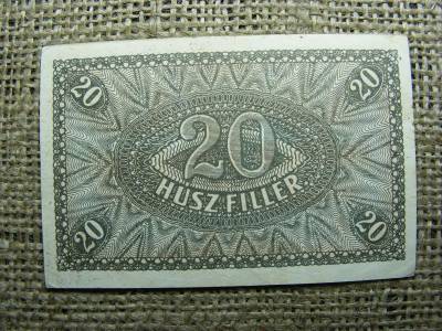 20 fillér bankjegy, 1920, 21-es sorozat