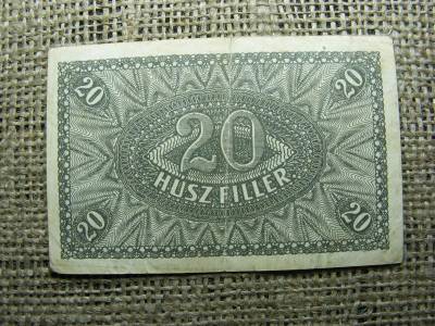 20 fillér bankjegy, 1920, 22-es sorozat
