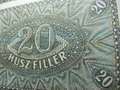 20 fillér bankjegy, 1920, 32-es sorozat