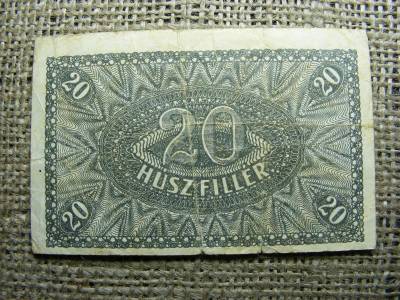 20 fillér bankjegy, 1920, 33-as sorozat
