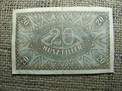 20 fillér bankjegy, 1920, 35