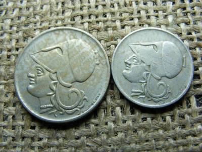 1 Drachma és 50 Lepta, 1926, Görögország