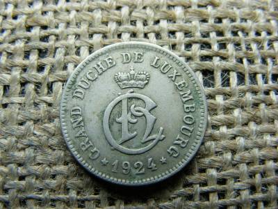 Luxemburg 10 centimes, 1924
