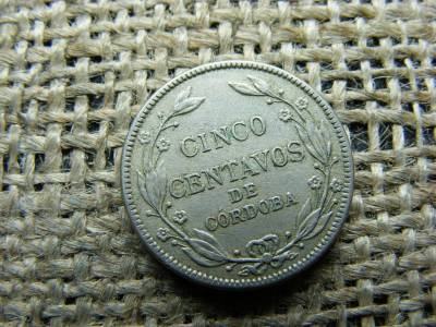 Nicaragua 5 centavos, 1937, V