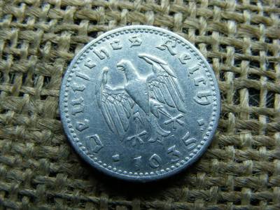 Birodalmi 50 pfennig, 1935, A