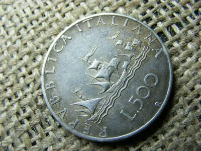Ezüst 500 Lira, 1958, Olaszország