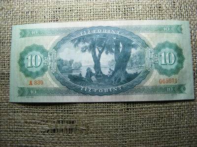 10 forintos bankjegy, 1969