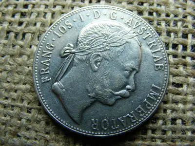 Ferenc József 1 florin, 1875, Pribram, másolat
