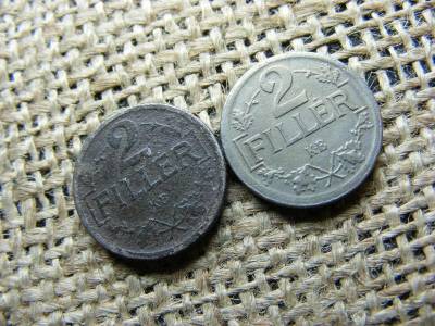 2 Fillér 1918, Korona Érme Pár
