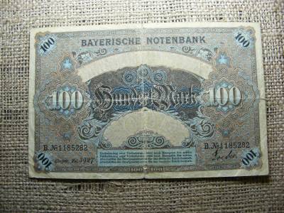 100 márka bankjegy, 1900, Német Birodalom