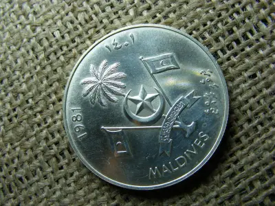 Ezüst 100 rufiyaa, 1981, FAO, Maldív