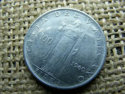 Vatikán 100 lira, 1960
