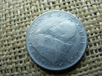 Vatikán 100 lira, 1959