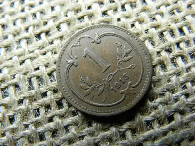 1 Heller, 1915, Korona-pénzrendszer