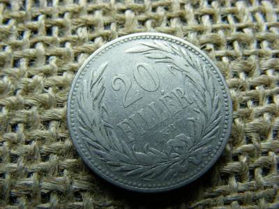20 fillér, 1894, korona pénzrendszer