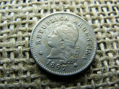 Argentína 10 centavos, 1897