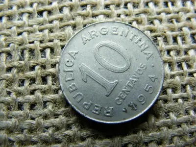 Argentína 10 centavos, 1954