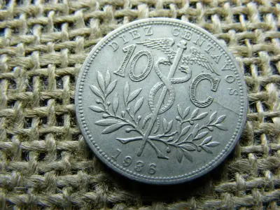 Bolívia 10 centavos, 1936